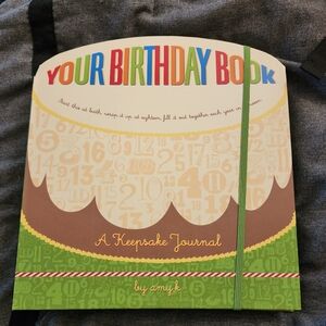 Unused Kids Memory Birthday Book Keepsake Journal Multicolor